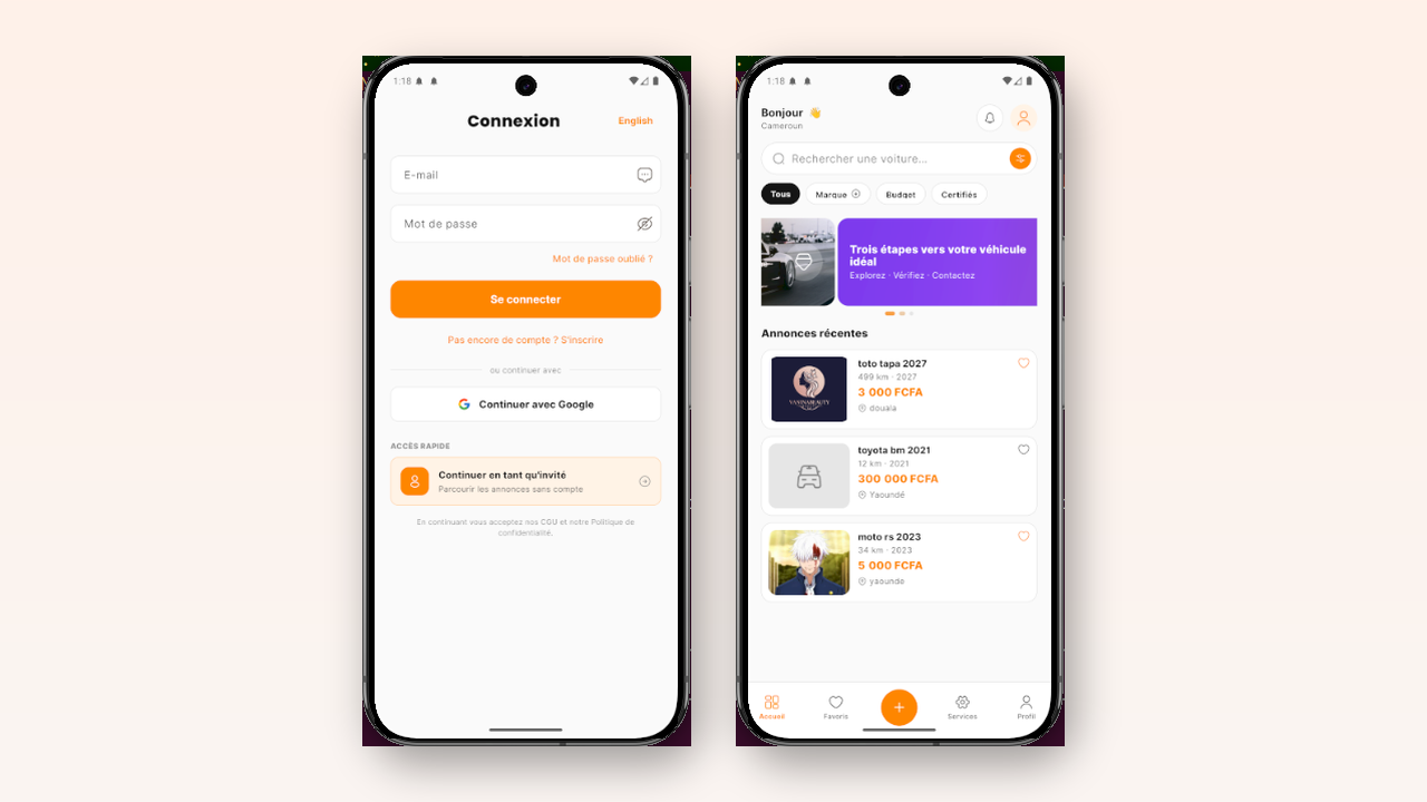 Saah Auto — App auto
